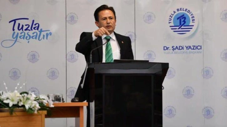 Şadi Yazıcı'dan İmamoğlu'na g&ouml;nderme: İsmail abiyi bilmem ama Tuzla 39 aydır bekliyor