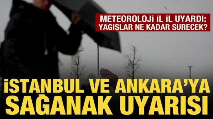 Sağanak yağışlar geliyor! Meteoroloji il il uyardı