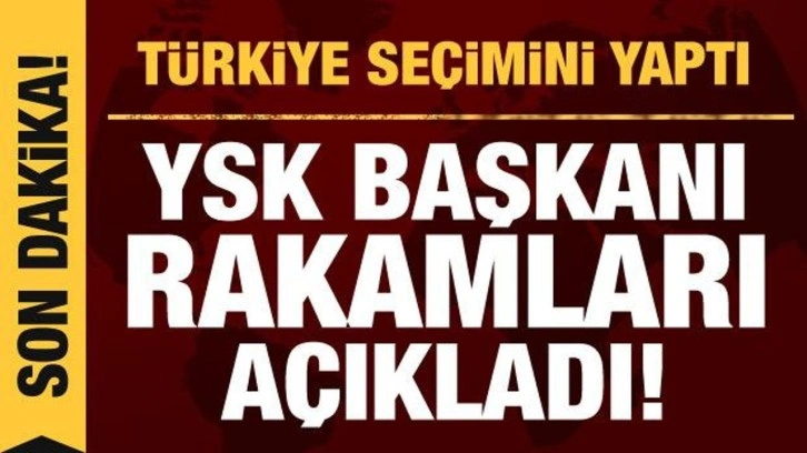 Sandıkların y&uuml;zde 97,4'&uuml; a&ccedil;ıldı! İşte se&ccedil;im sonu&ccedil;ları