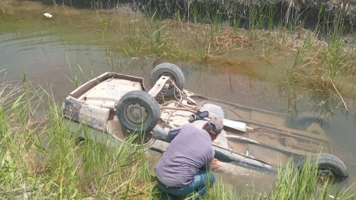 Satın aldığı kurbanlıkla evine dönerken kanala uçan otomobilinde yaşamını yitirdi