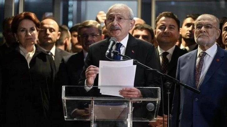 Se&ccedil;im &ouml;ncesi yine ortalık karıştı! Altılı masada yeni kriz