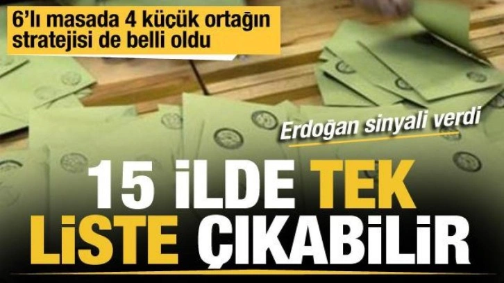 Se&ccedil;im similasyonları hız kazandı... 15 ilde tek liste &ccedil;ıkabilir
