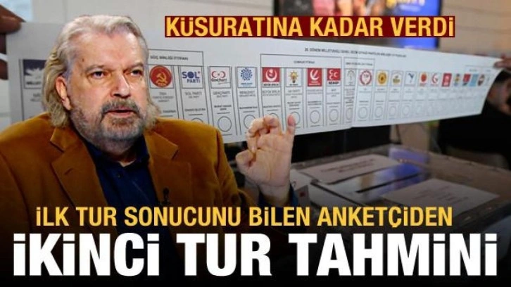 Se&ccedil;imin ilk tur sonucunu bilen Hakan Bayrak&ccedil;ı'dan ikinci tur tahmini