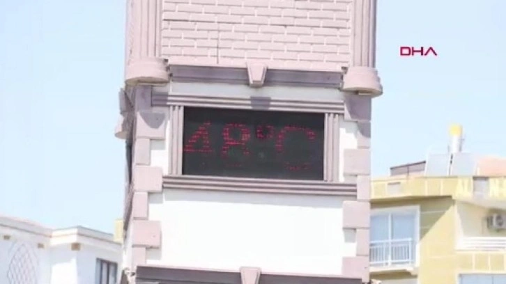 Şehir kavruldu, termometreler 48 dereceyi gördü...