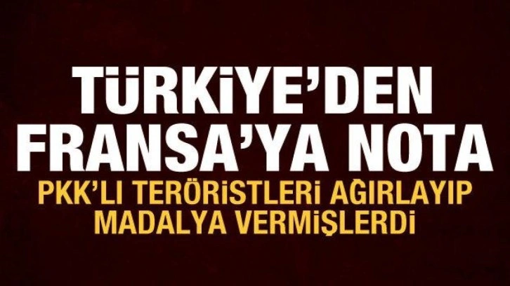 Senato'da YPG'li ter&ouml;ristlere madalya verilmişti: T&uuml;rkiye'den Fransa'ya nota!