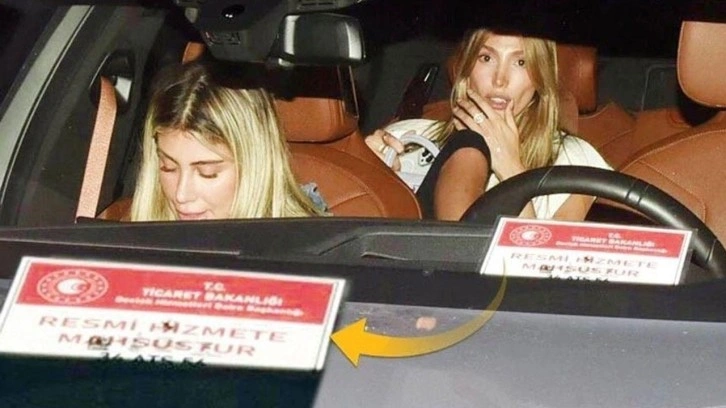 Şevval Şahin’in resmi hizmete mahsus kartlı aracına işlem başlatıldı