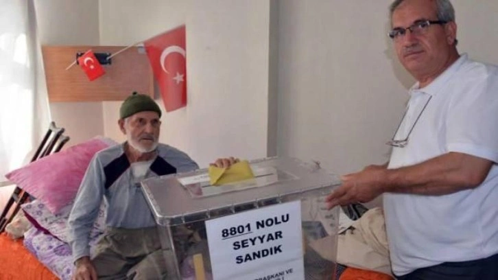 Seyyar sandıklarda oy kullanabilmek i&ccedil;in başvurular yarın başlıyor