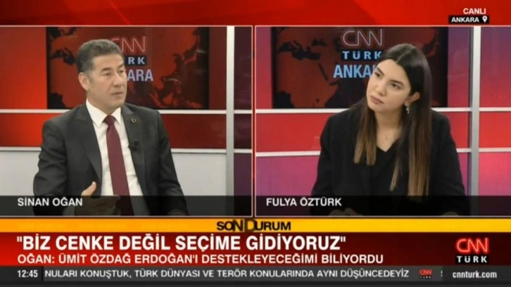 Sinan Oğan: Erdoğan ikinci turda y&uuml;zde 53 ve &uuml;zerinde oy alır