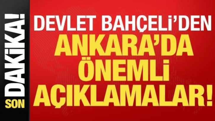 Son dakika: Bahçeli'de son dakika açıklamaları! Barzani'ye 'bozkurt' mesajı...