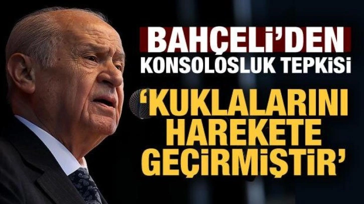 Son Dakika... Bah&ccedil;eli'den ABD'ye konsolosluk tepkisi: Kuklalarını harekete ge&ccedil;irmiştir!