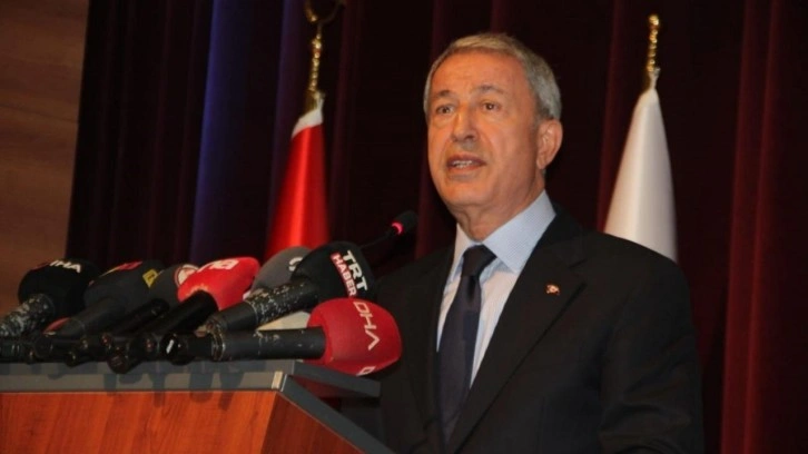 Son Dakika.... Bakan Akar'dan sert tepki: &Ouml;zerklik ne demek? B&ouml;l&uuml;nmek demek!