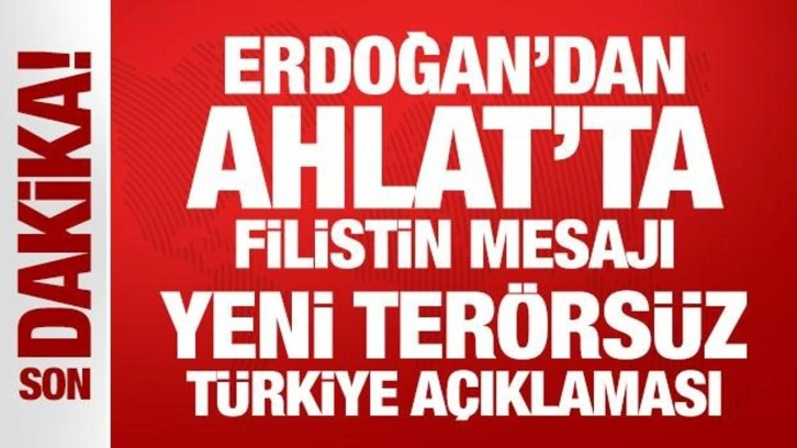 Son Dakika: Cumhurbaşkanı Erdoğan konuşuyor
