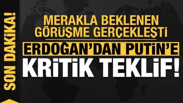 Son dakika: Erdoğan-Putin telefonda g&ouml;r&uuml;şt&uuml;! Kritik 'm&uuml;zakere' teklifi