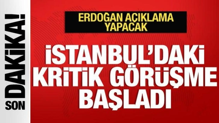 Son dakika: Erdoğan-Zelenski g&ouml;r&uuml;şmesi başladı! D&uuml;nyanın g&ouml;z&uuml; İstanbul'da!
