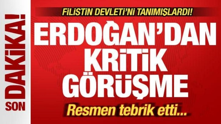 Son dakika: Filistin Devleti'ni tanımışlardı! Erdoğan, Starmer'i tebrik etti