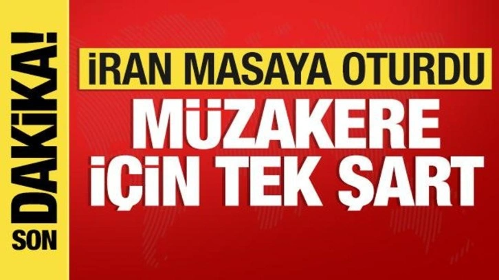 Son dakika haberi...İran masaya oturdu! Dünyanın beklediği açıklama