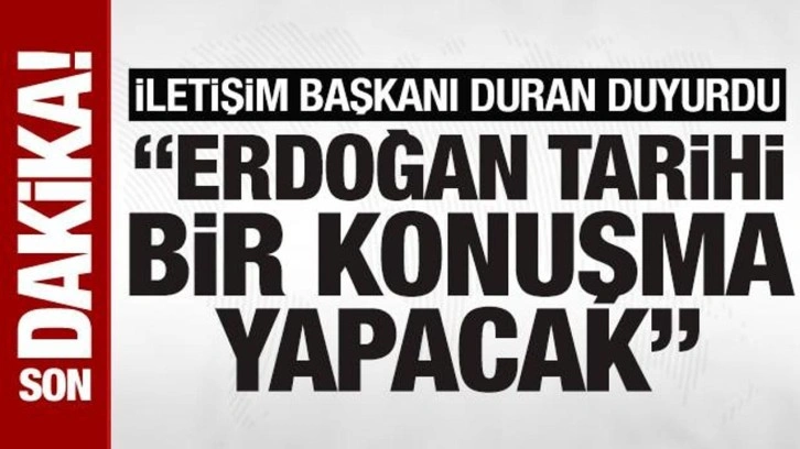 SON DAKİKA: İletişim Başkanı: ‘Erdoğan, bugün BMGK’de tarihe geçecek bir konuşma yapacak’
