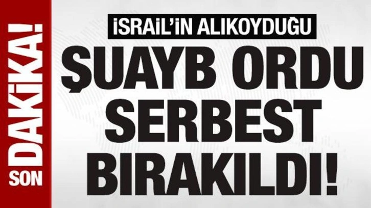 SON DAKİKA: İsrail’in alıkoyduğu Şuayb Ordu ve diğer 5 aktivist serbest bırakıldı