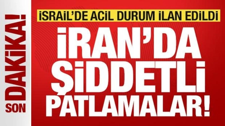 Son dakika: İsrail, İran'ı vurdu! Tahran'da şiddetli patlamalar! Acil durum ilan edildi