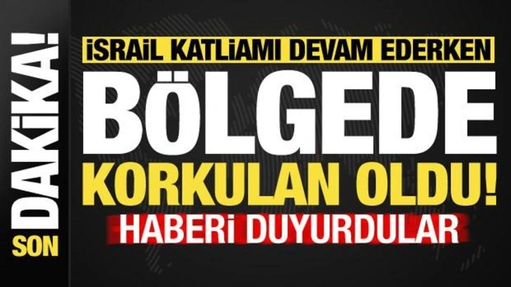 Son dakika: İsrail katliamları devam ederken b&ouml;lgede korkulan oldu! Kara harekatı başladı