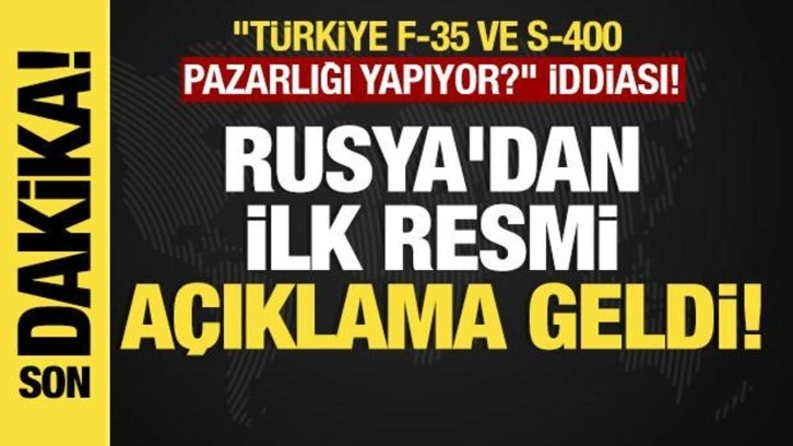 Son dakika: Kremlin ABD basınının iddiasını yalanladı: S-400'lerin iadesi g&uuml;ndemde değil!