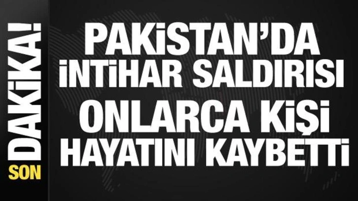 Son Dakika... Pakistan'da intihar saldırısı: 52 kişi &ouml;ld&uuml;!