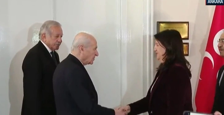 SON DAKİKA... DEM heyeti MHP lideri Devlet Bahçeli&apos;yi ziyaret ediyor