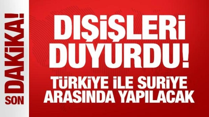 Son Dakika... Dışişleri Ankara'yı işaret etti: Türkiye ile Suriye arasında yapılacak!