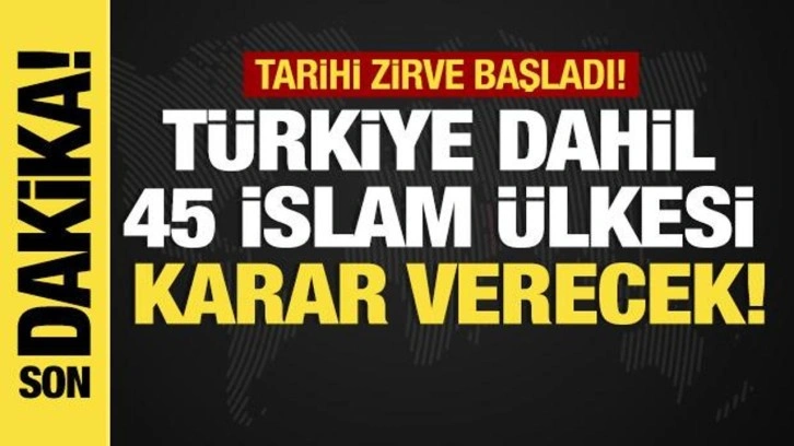 Son dakika... İİT ve Arap Birliği Ortak Olağanüstü Zirvesi Katar'da başladı