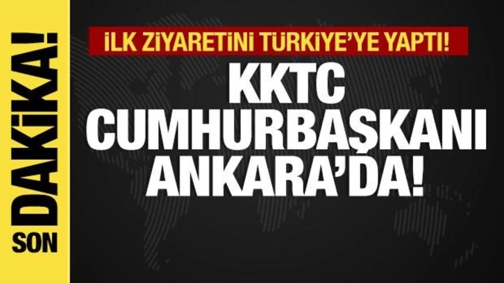 Son dakika... KKTC Cumhurbaşkanı Erhürman Ankara'da!