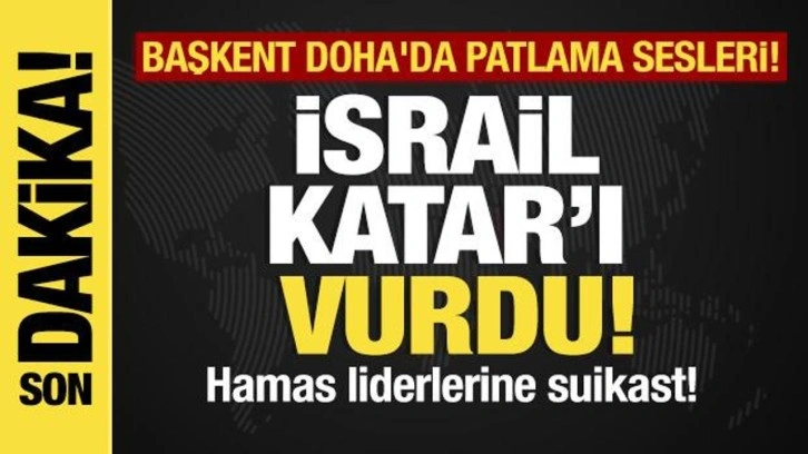 Son dakika...Katar'da kırmızı alarm! Başkent Doha'da patlama sesleri