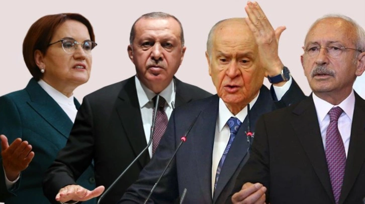 Son se&ccedil;im anketinde b&uuml;y&uuml;k s&uuml;rpriz! AK Parti y&uuml;kselişte ama ittifak ortağı MHP dibi g&ouml;rd&uuml;