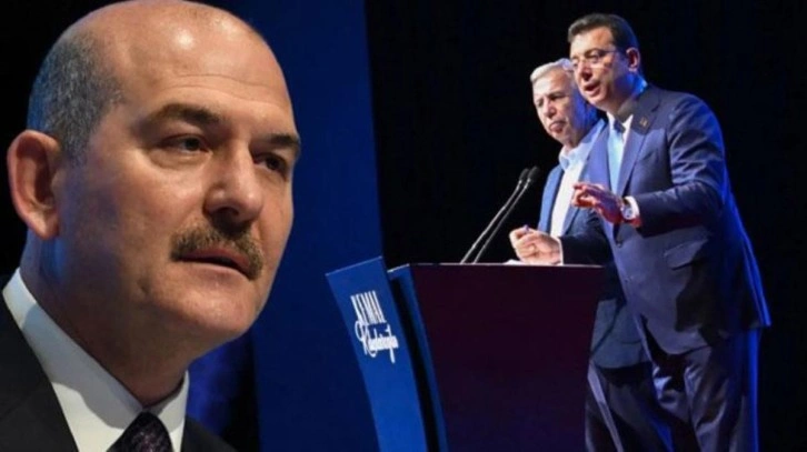 Soylu, İmamoğlu ve Yavaş'a '&ouml;z&uuml;r' &ccedil;ağrısı yaptı