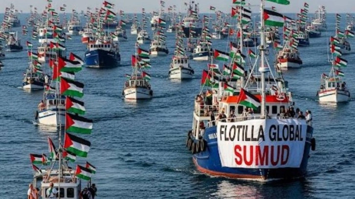 Sumud Filosu'ndan dünyaya çağrı: Tüm ülkeler savaş gemisi göndersin