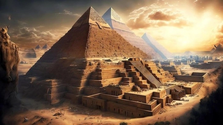 Tarih verdiler! Giza piramitlerinin altında gizli mega yapılar doğrulandı!