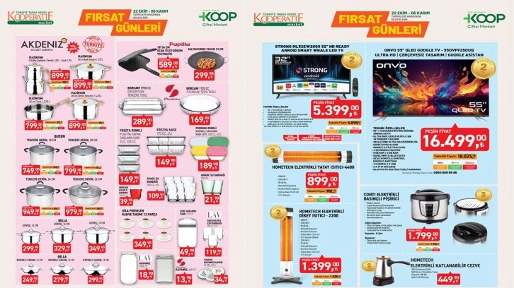 Tarım Kredi Market'te '15 gün boyunca' dev indirim! Yeni fiyat listesi...