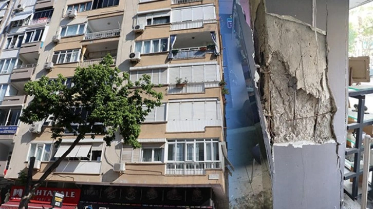 Taşıyıcı kolon patladı, 7 katlı bina boşaltıldı! Apartman sakininden vahim iddia
