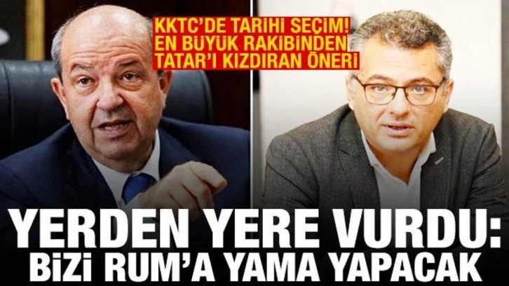 Tatar: CTP, Kıbrıs Türkü'nü Rum'a yama yapmaya çalışıyor