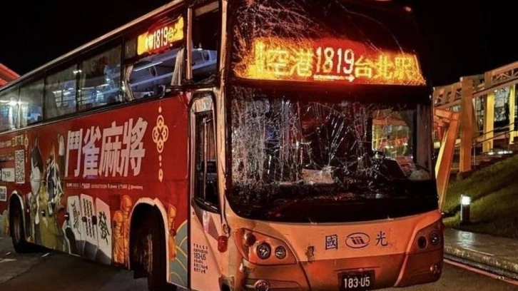 Tayvan'da havalimanında kaza... Onlarca kişi yaralandı