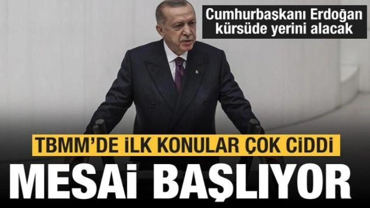 TBMM a&ccedil;ılıyor! İlk mesainin konusu da belli oldu