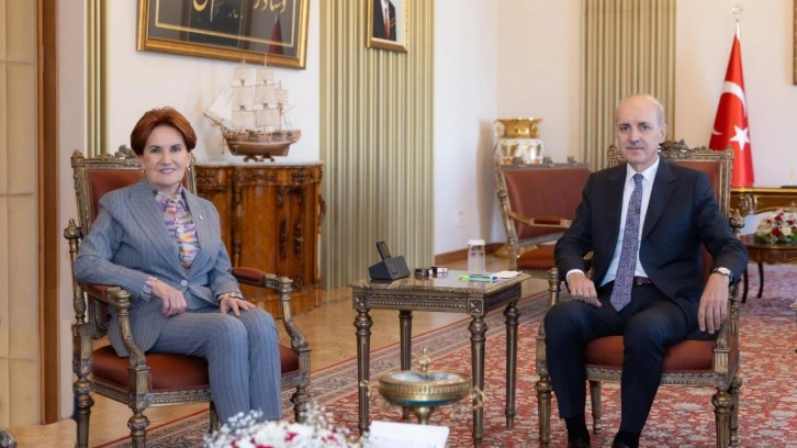 TBMM Başkanı Kurtulmuş, Akşener ile g&ouml;r&uuml;şt&uuml;