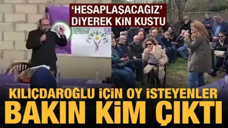 Ter&ouml;r &ouml;rg&uuml;t&uuml; mensupları Kılı&ccedil;daroğlu'na oy istedi: 'Hesaplaşacağız' diyerek kin kustu