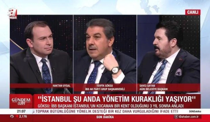 Tevfik G&ouml;ksu: İmamoğlu y&uuml;zde 80 su zammı teklifiyle geldi