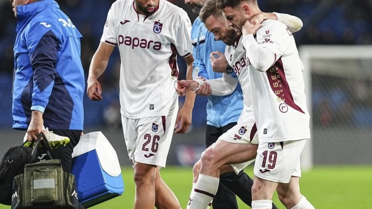 Trabzon'un sevinci kursağında kaldı! Yıldız isim ameliyat olacak