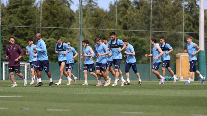 Trabzonspor, Samsunspor maçı hazırlıklarını sürdürdü
