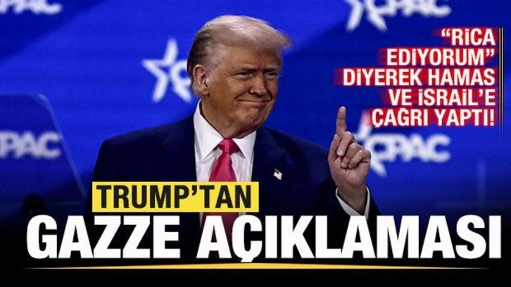Trump'tan son dakika Gazze açıklaması! 