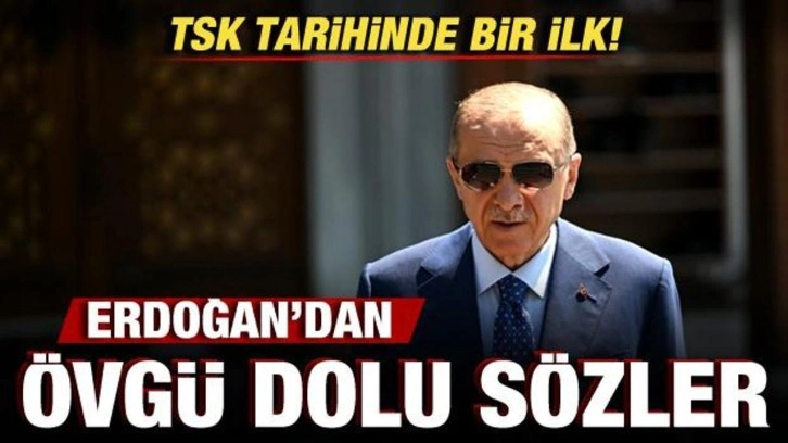 TSK tarihine ge&ccedil;mişti! Erdoğan'dan, ilk kadın amiral G&ouml;k&ccedil;en Fırat'a &ouml;vg&uuml; dolu s&ouml;zler!