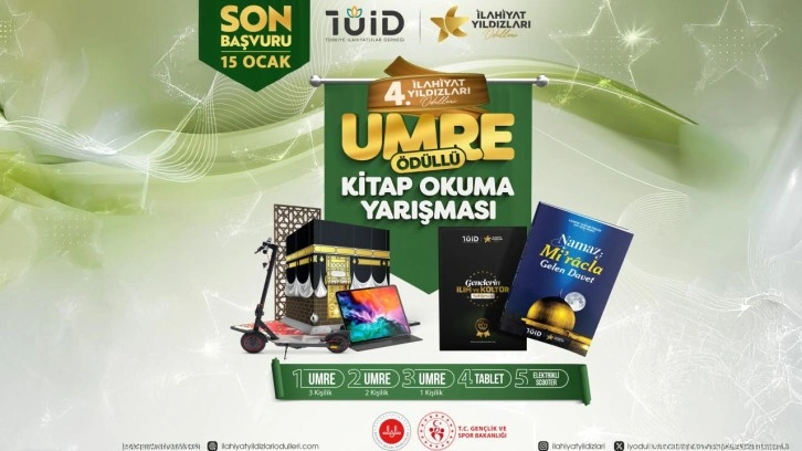 TÜİD'den umre ödüllü kitap okuma yarışması