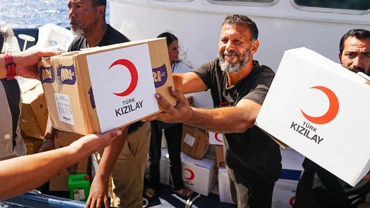 Türk Kızılay'ından Küresel Sumud Filosu'na destek