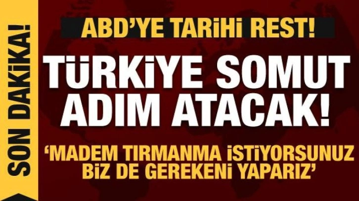 T&uuml;rkiye Kıbrıs'ta somut adım atacak! ABD'ye rest &ccedil;ekildi: Gerekeni yapacağız!